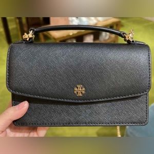 Tory Burch Emerson Mini Top Handle Chain
Strap Crossbody Shoulder Bag